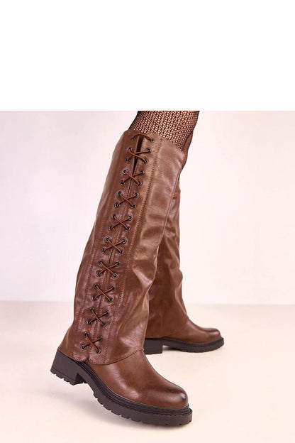 Elegant Solea eco-leather thigh-high boots with a stable 5 cm heel, ideal for enhancing your winter wardrobe.