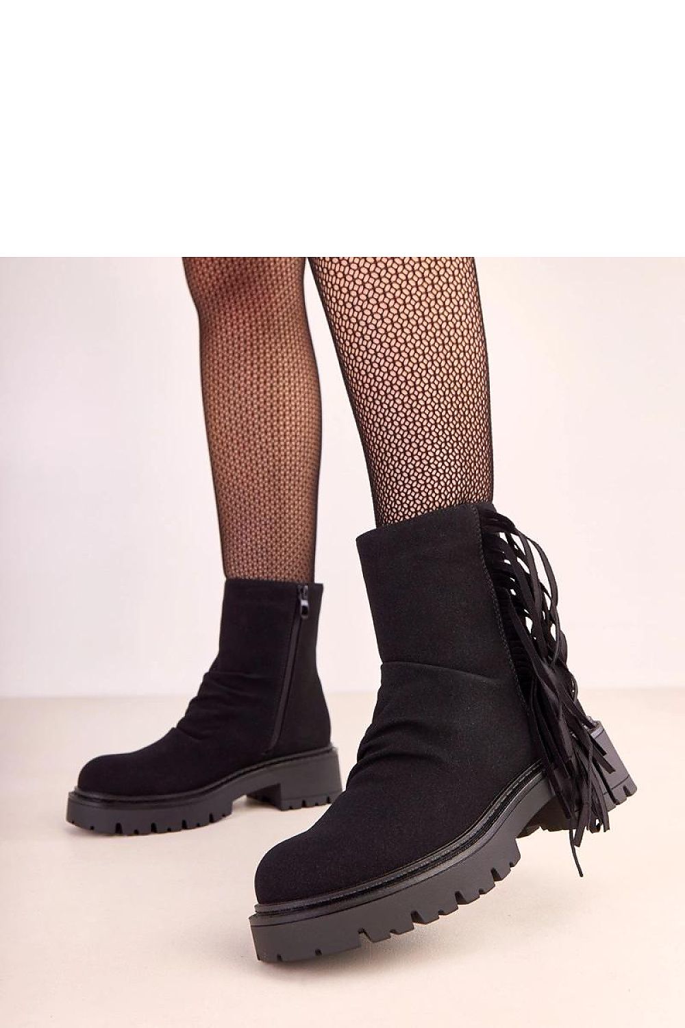 Chic 14.5 cm shaft faux suede ankle boots by Solea offering comfort and style, ideal for modern fashionistas.