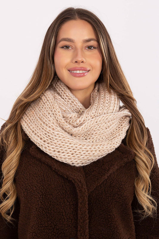 Luxury Infinity Scarf Snood for Men and Women by AT, featuring a chic design in vibrant colours, crafted from high-quality polyester for comfort and warmth. Perfect accessory for colder days.