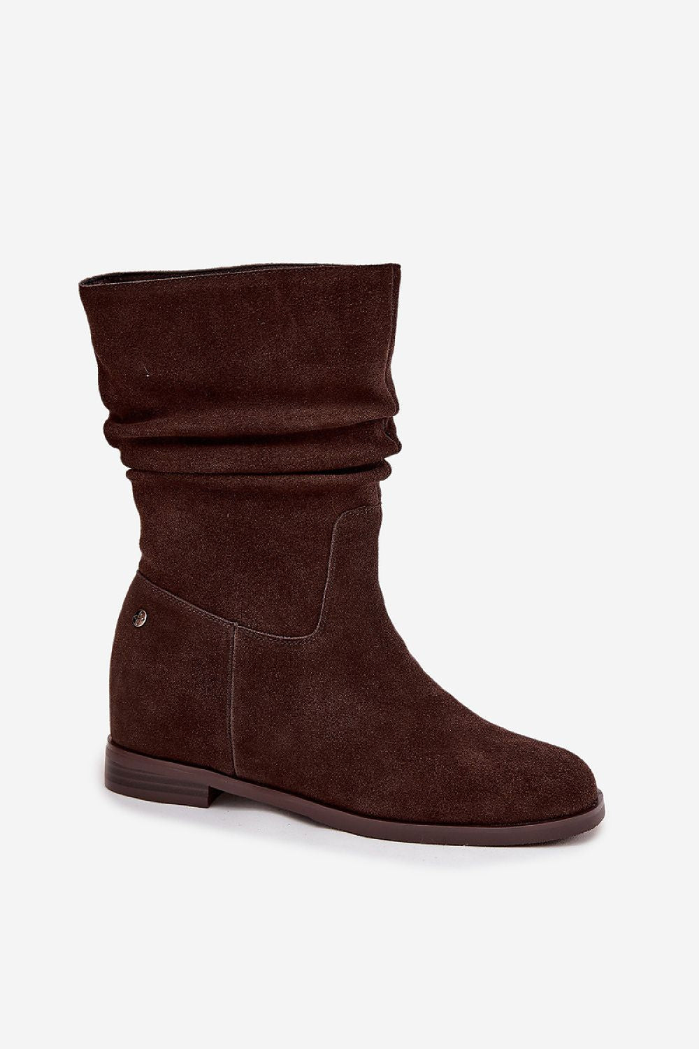 Elegant and stylish suede ankle boots for women by Step in Style, designed with a flat heel for ultimate comfort and versatility.