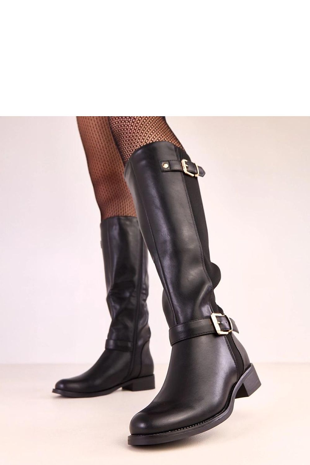 Solea thigh-high boots, crafted from premium eco-leather, perfect for chic and sophisticated outfits.