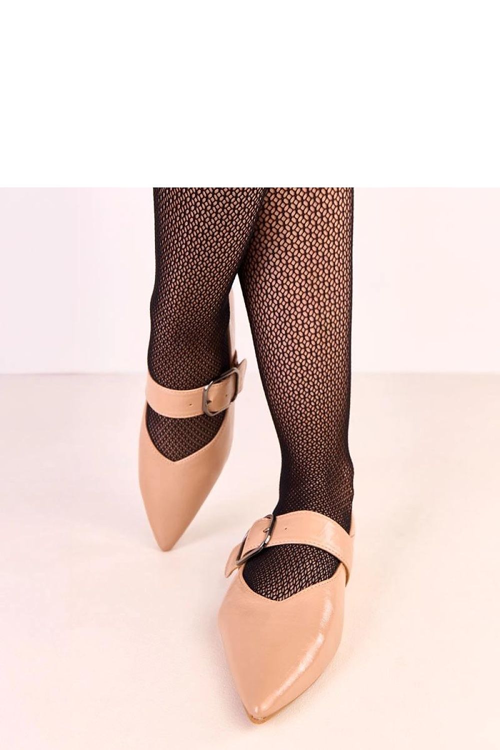 Solea Women's Stylish Ballerina Flats featuring a bold buckle and eco leather in elegant design, perfect for formal and casual looks.