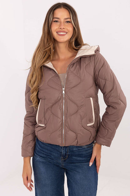 Chic Women's Quilted Jacket with Slip Pockets by MBM - Combining Functionality and Elegance for Everyday Style