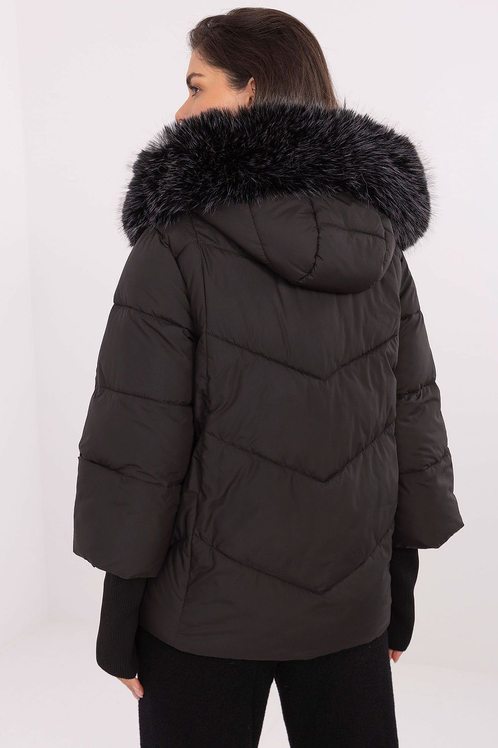 Elegant MBM Women's Quilted Down Jacket in various sizes, embodying warmth and sophistication for everyday and professional settings.