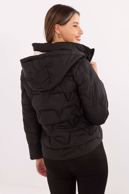 Versatile MBM women's down jacket, perfect for transitional weather, with convenient slip pockets and a chic casual style.