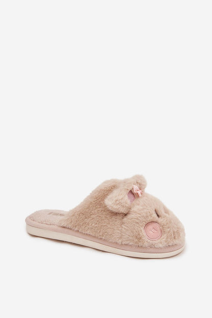 Step in Style's adorable women's fur slippers adorned with a delightful bunny motif, perfect for a cosy and stylish winter experience in EU sizes 36-43.