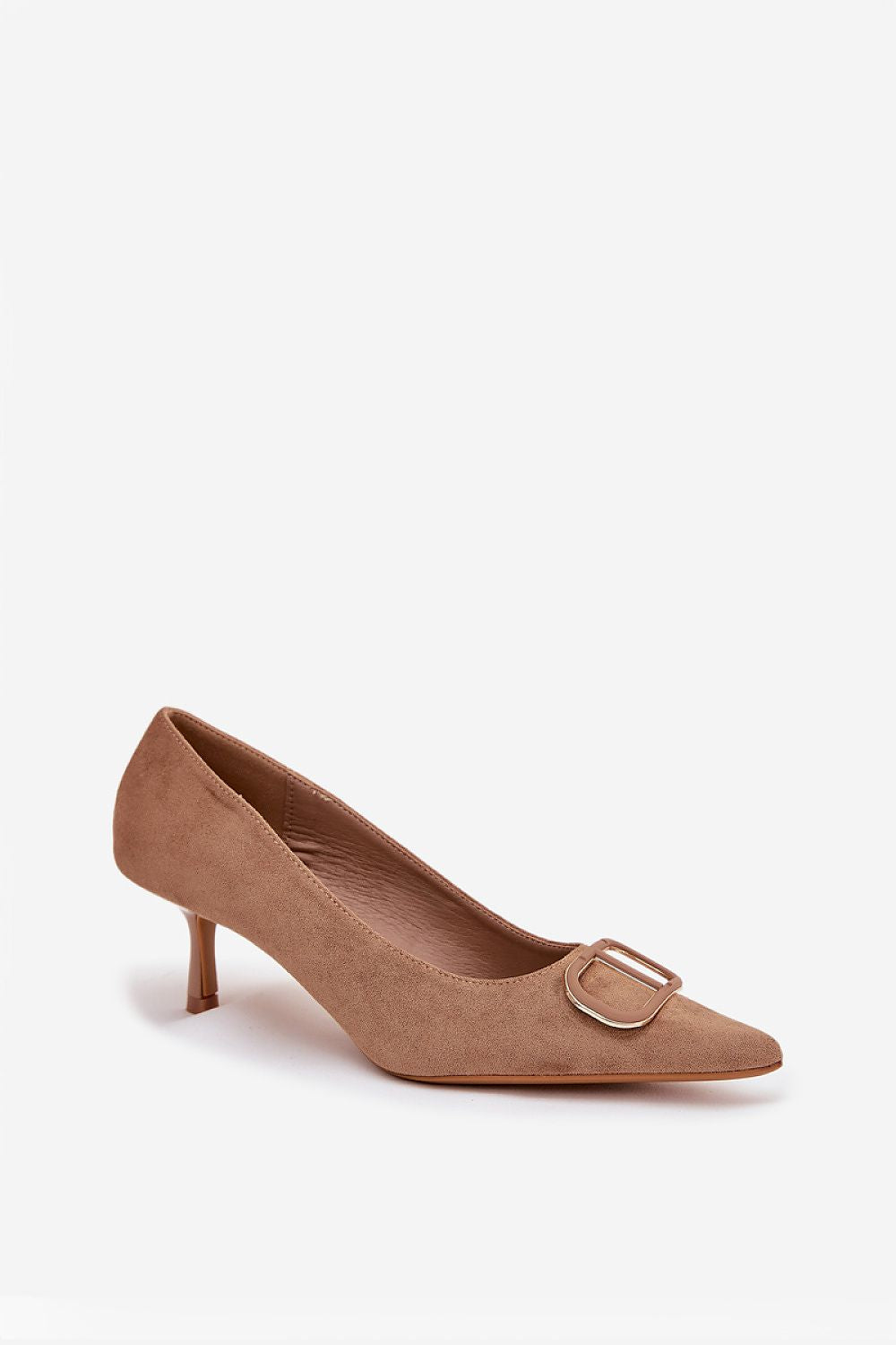 Sophisticated women's eco suede high heels by Step in Style, showcasing a classic silhouette and versatile design for evening and office wear.