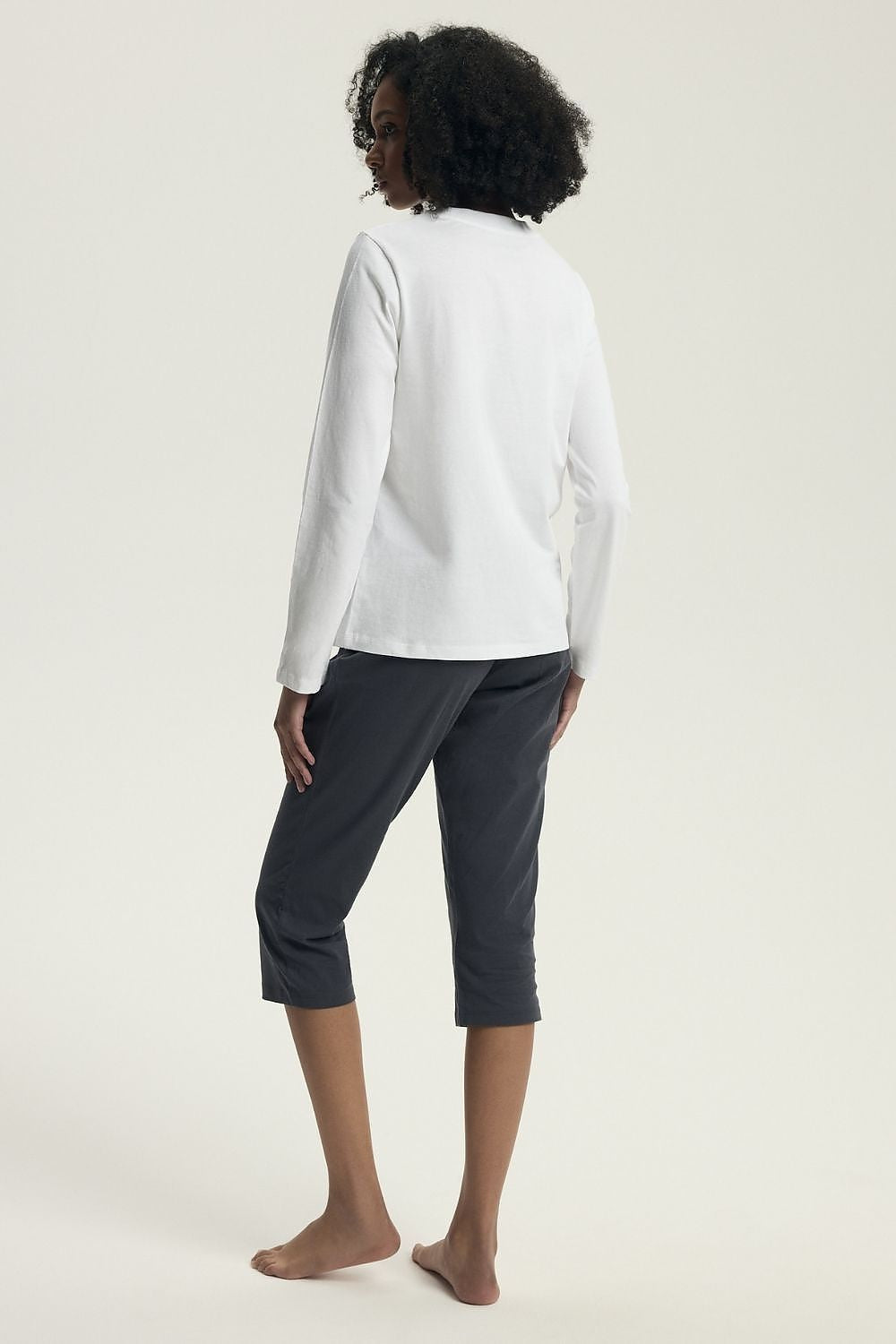 Charming Henderson Women's Cotton Pyjamas Set displayed in a practical packaging, highlighting the elegant design and soft fabric ideal for quality rest and casual homewear.