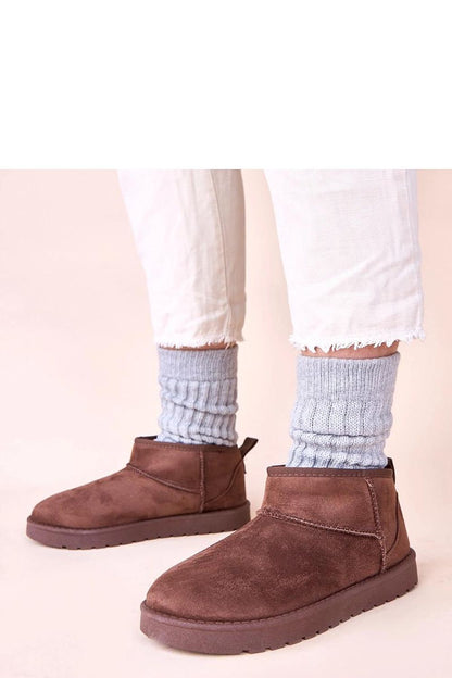 Elegant Chocolate Elriee Women's Snow Boots by Solea showcasing luxurious fur lining, perfect for winter style and comfort.