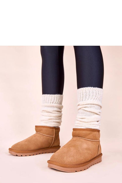 Luxury GemreMatilda women's suede leather snow boots with fur lining in elegant brown, designed by Solea for ultimate winter comfort and style, available in sizes EU 36-41.