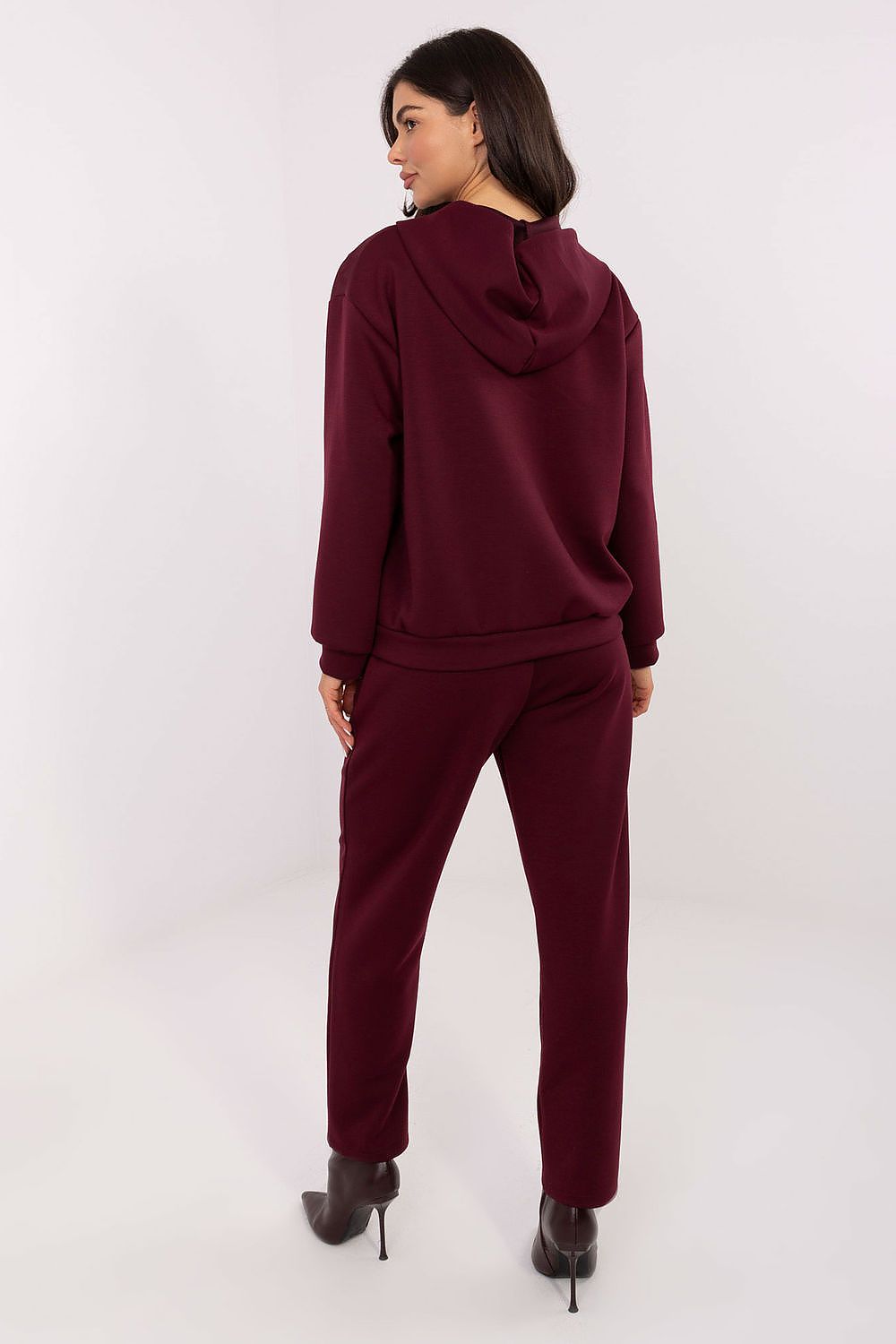 Italy Moda high waist tracksuit pants featuring tapered legs and an elastic waistband for a flattering fit and modern style.