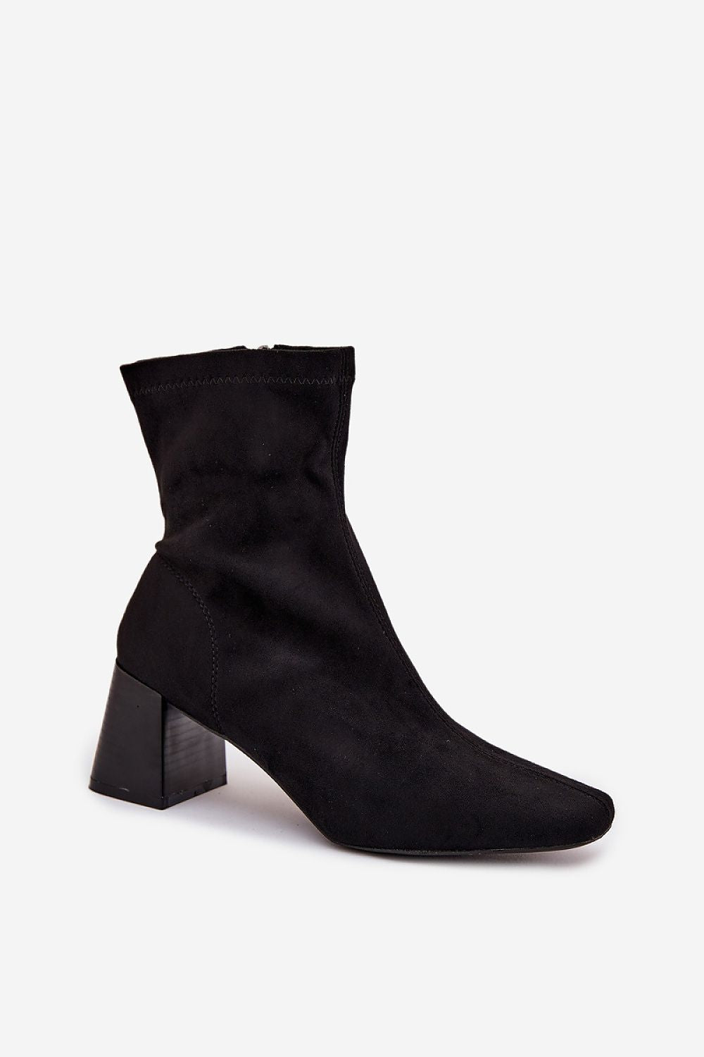 Chic design of Elegant Women's Eco-Suede Ankle Boots by Step in Style, showcasing the stylish eco-suede material and modern silhouette.