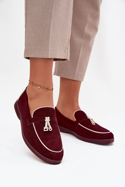 Stylish Women's Eco Suede Loafers by Step in Style featuring a flat heel and elegant design, perfect for casual outings.