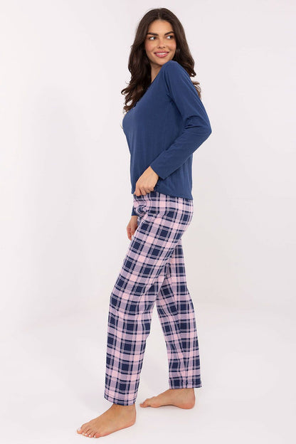 Relaxation scene featuring Forever Pink's Elegant Women's Cotton Pyjama Set, showcasing its timeless elegance and superior comfort.