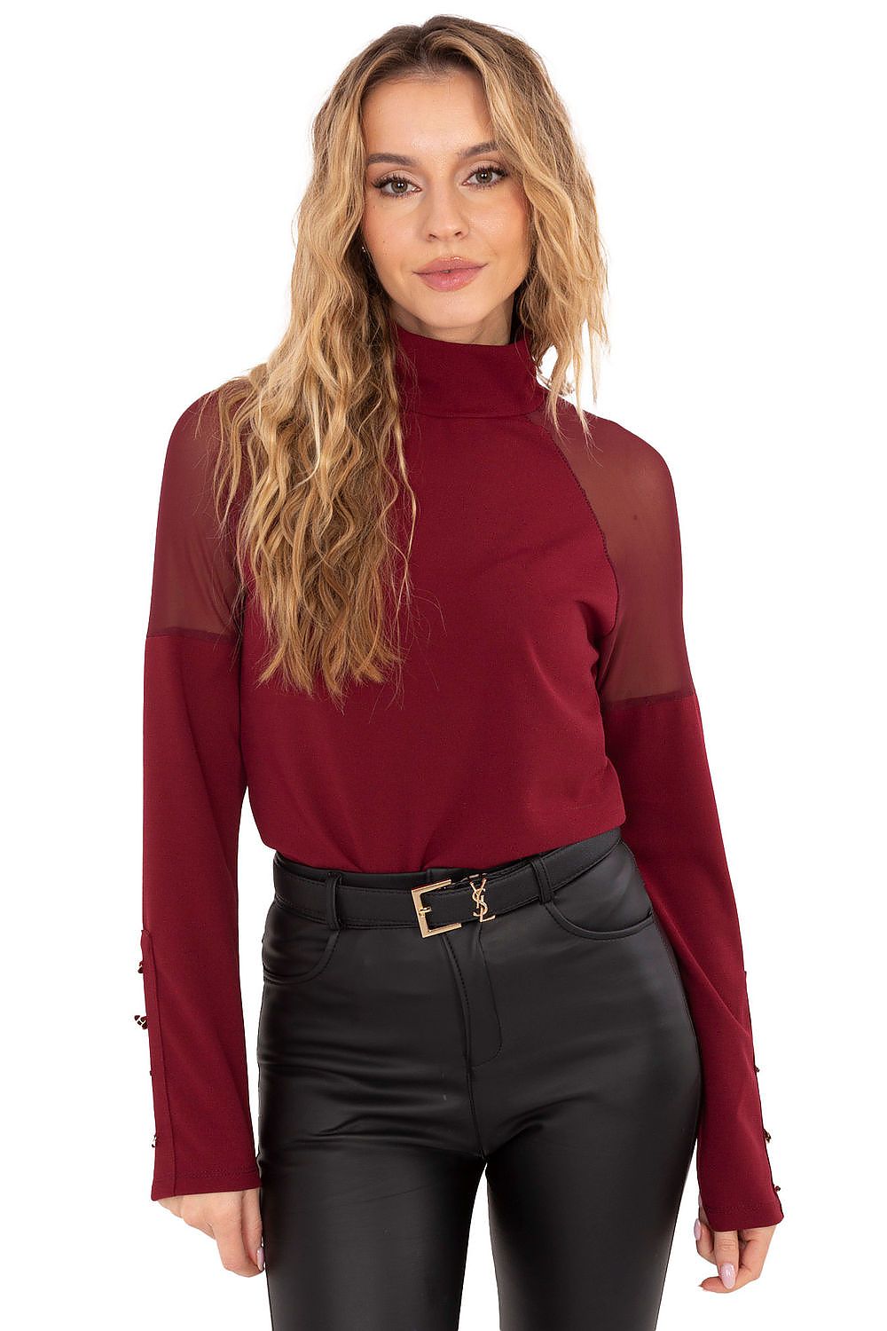 Elegant Rue Paris Blouse styled with elegant accessories, showcasing its versatility for both casual and formal occasions.