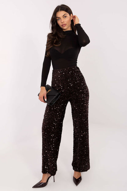 Back view of the fitted long sleeve blouse with turtleneck by Italy Moda, demonstrating its graceful silhouette and exquisite design.