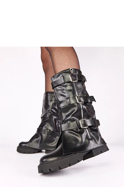 Close-up of Solea Stylish Thigh-High Boots showcasing the high-quality synthetic leather and 5cm platform heel for ultimate comfort and style.