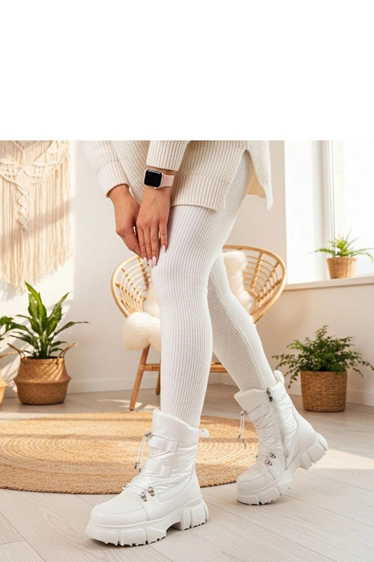 Interior view of Jassi Women's Pearl Glow Snow Boots featuring plush fur lining for exceptional warmth and comfort by Solea.