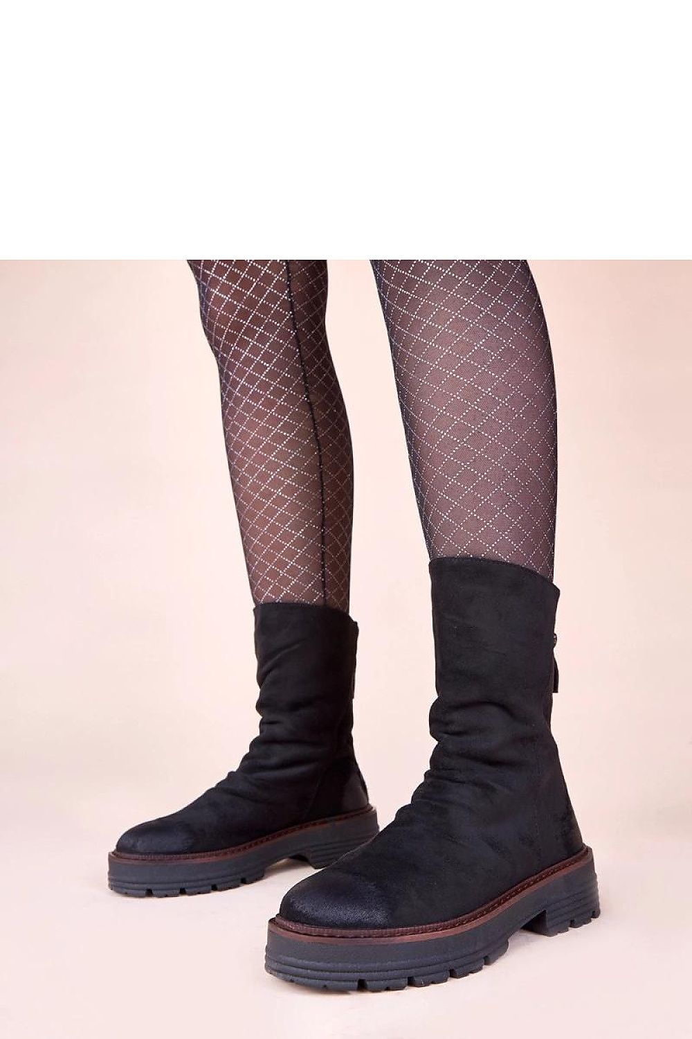 Gemre Black Ankle Boots Arlea by Solea with exquisite pleated front design, ideal for a sophisticated look.