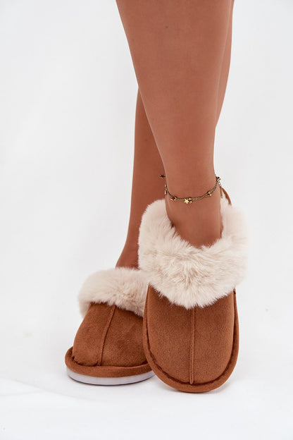 Luxurious women's eco-suede slippers with fur lining from Step in Style, designed for ultimate comfort and relaxation, available in sizes EU 36-41.