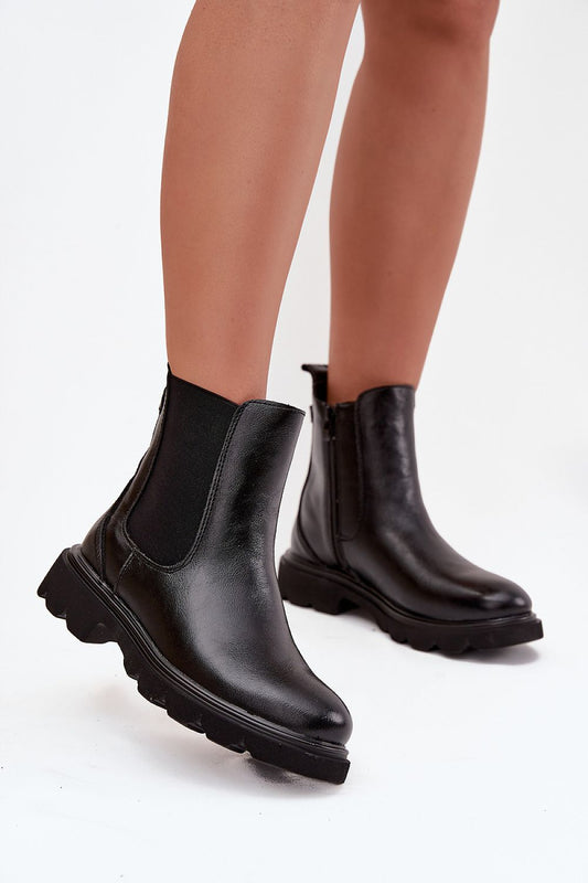 Luxury Women's Jodhpur Ankle Boots by Step in Style featuring eco leather and fur insulation, perfect for elegance and comfort in colder seasons.