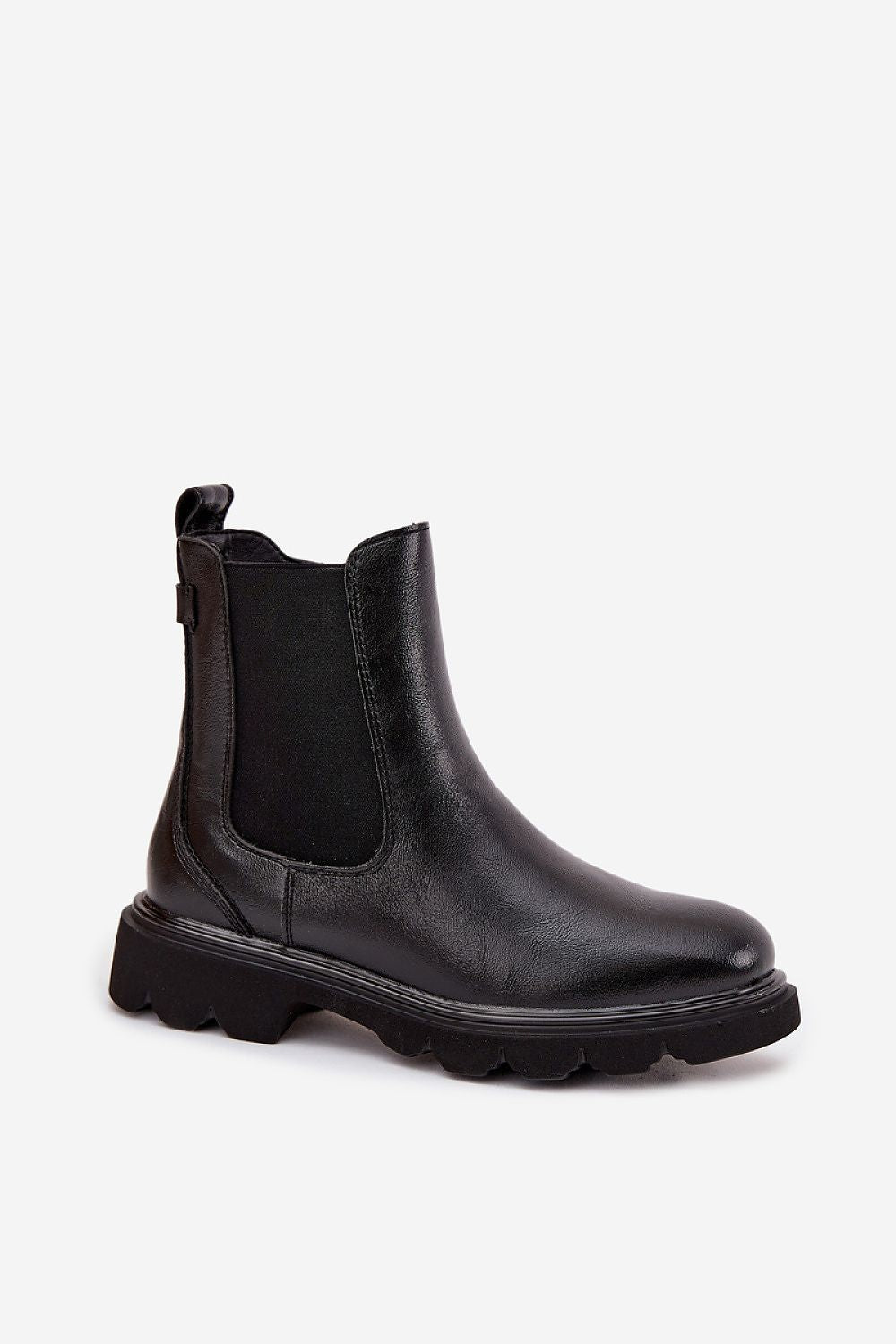 Detailed view of Step in Style Luxury Women's Jodhpur Ankle Boots showcasing plush fur lining and side zipper for effortless wear and high-quality eco leather.