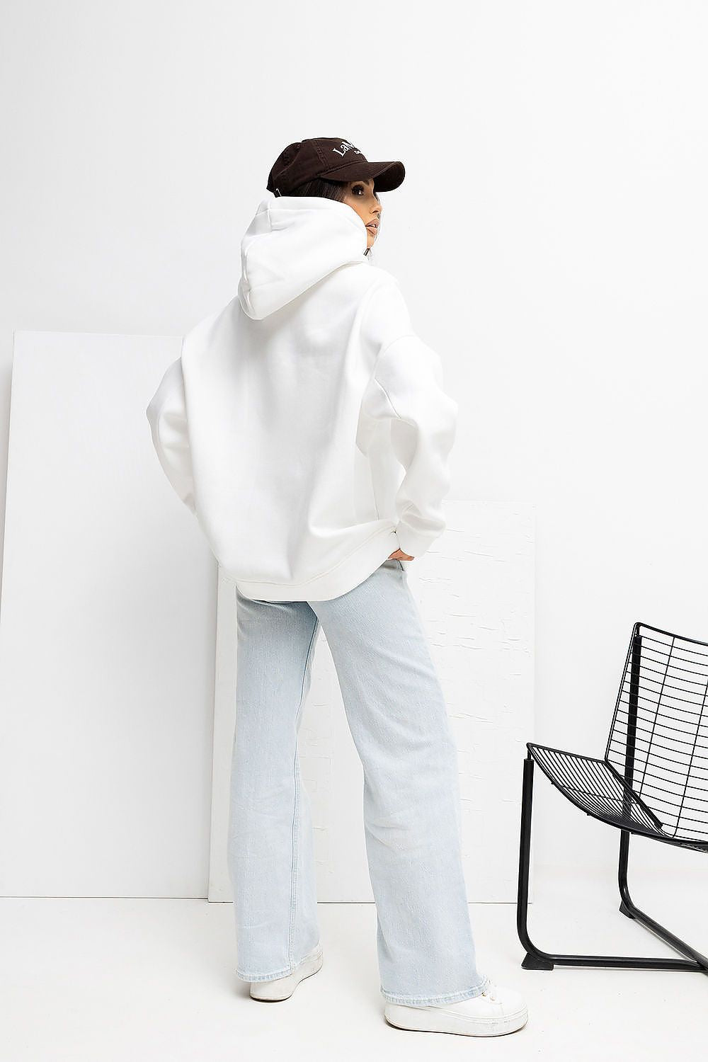 Versatile Comfortable Women's Hoodie Sweatshirt by Rue Paris, designed for superior comfort with a flattering silhouette for all occasions.