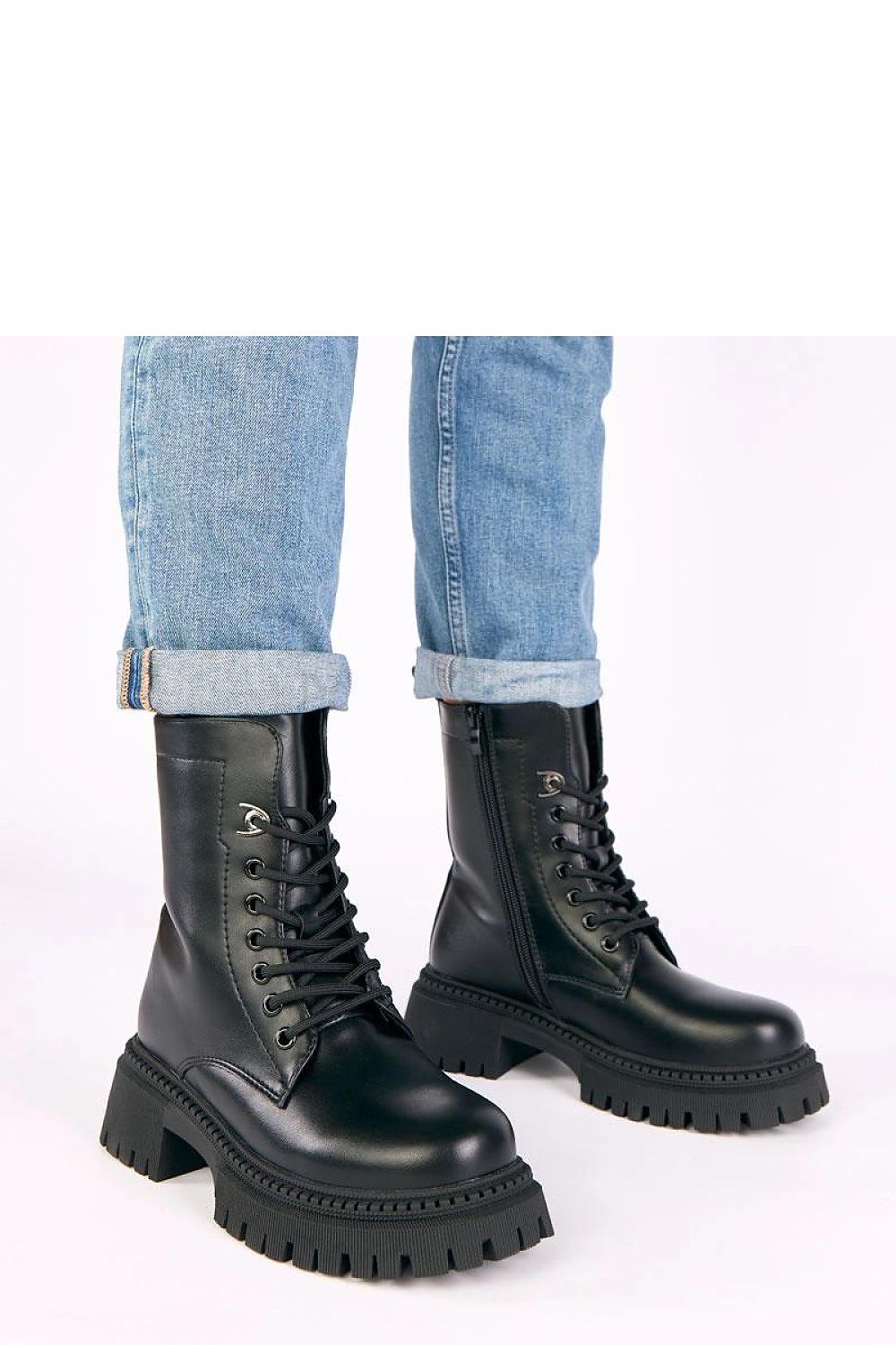 Elegant Women's Faux Leather Ankle Boots by Solea with 5cm platform and 17cm high shaft, showcasing a chic design and comfortable fit.