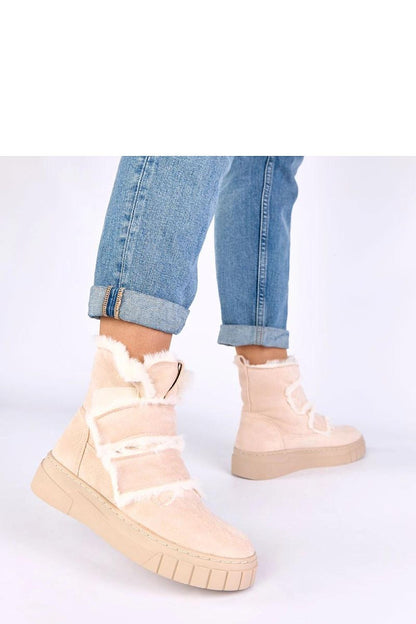 Solea Luxurious Eco Suede Fur-Lined Boots in an elegant design with Velcro fastening, showcasing comfort and style for winter fashion.