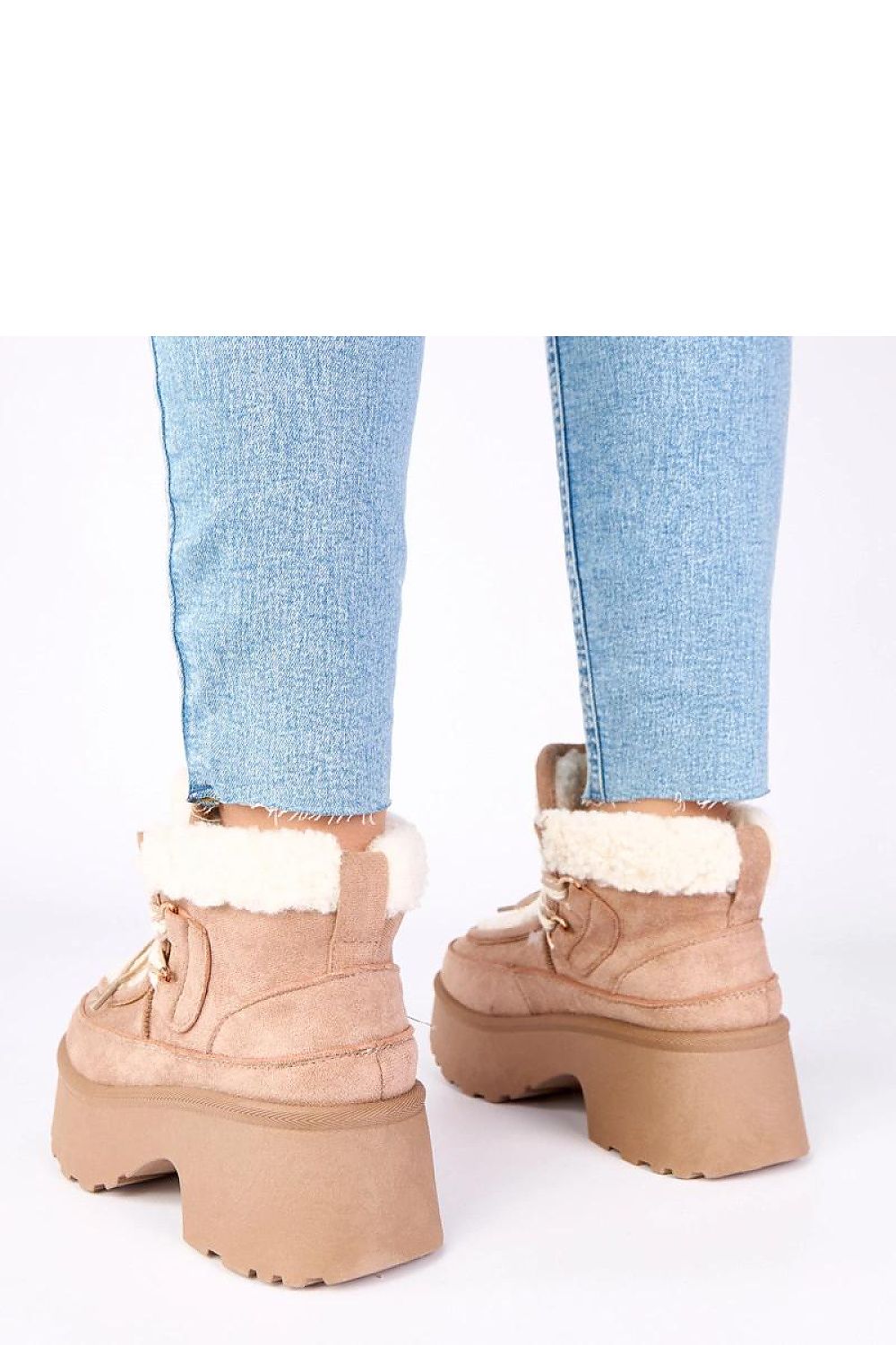 Solea Luxury Faux Suede Winter Snow Boots showcasing a sophisticated design suitable for cold weather with a comfortable high platform.