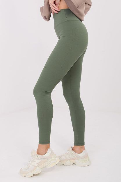 Premium quality women's leggings from Relevance with tapered legs, designed for superior comfort and freedom of movement, suitable for casual and athletic wear.