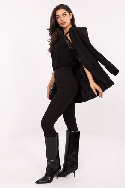 Sophisticated women's leggings from Relevance, featuring a luxurious polyester blend for freedom of movement and all-day comfort.