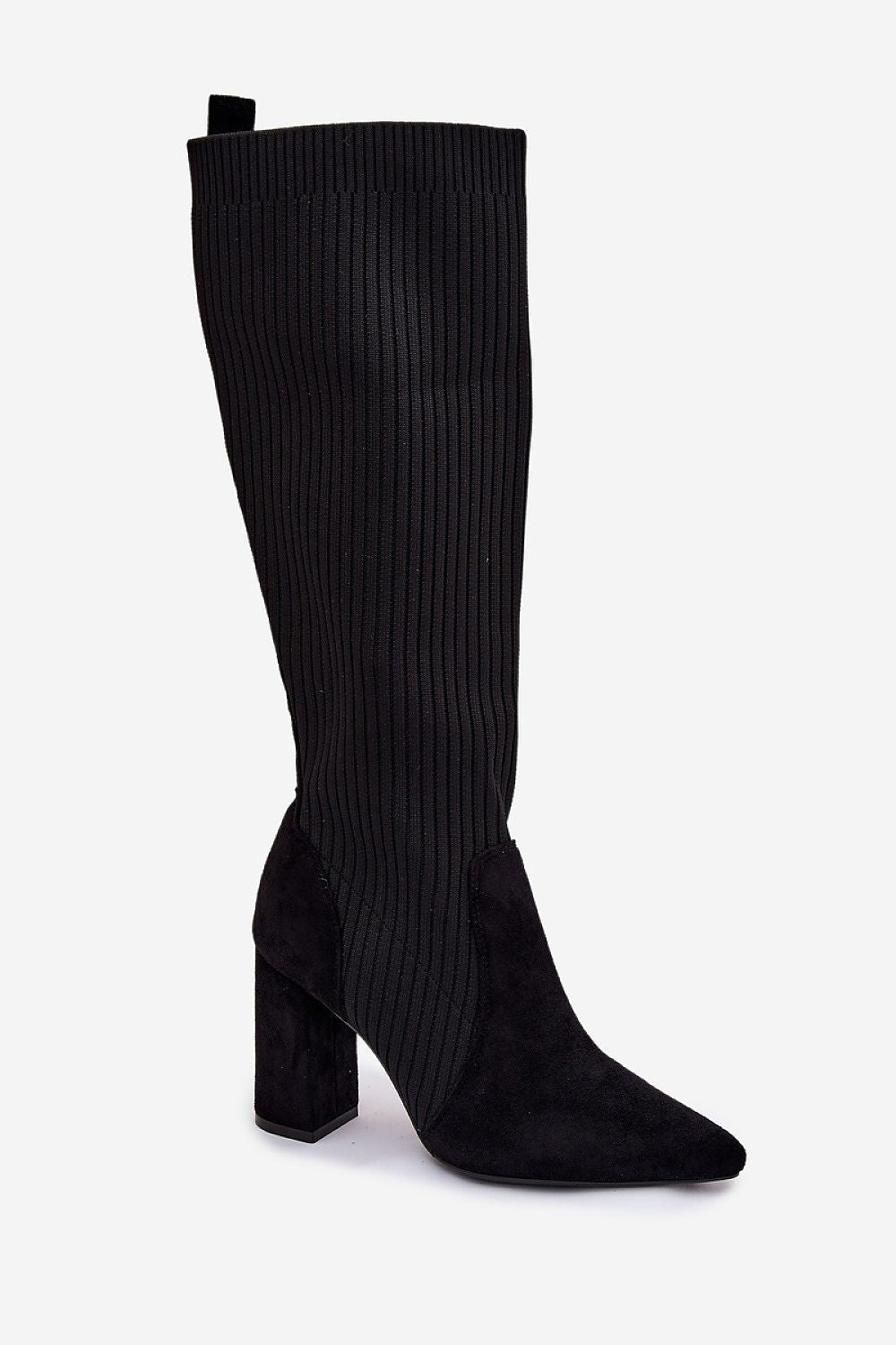 Elegant women's sock-style heel boots by Step in Style featuring a 9 cm heel, perfect for elevating any outfit for special occasions.