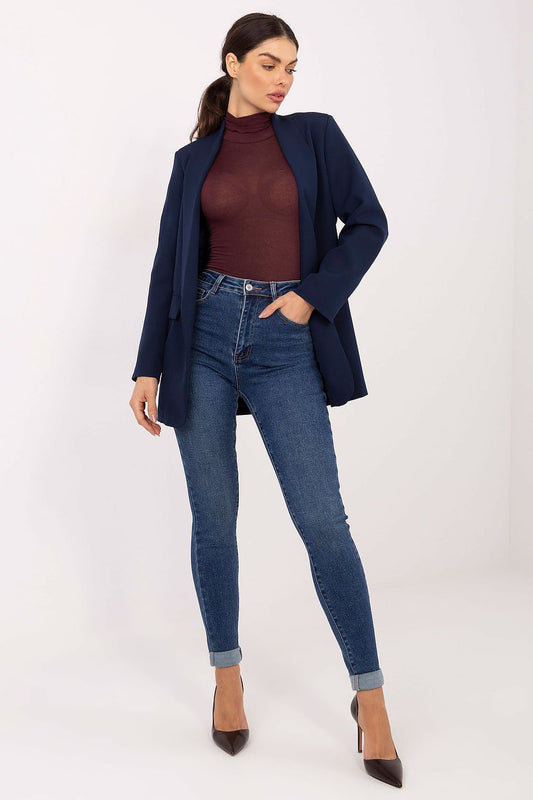 Luxurious Women's high waist skinny jeans by Factory Price, showcasing elegant tailoring and a perfect fit for versatile styling.