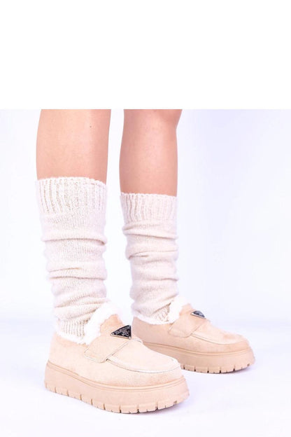 Solea women's mockasins on Kirby platform in dark beige, styled with casual outfits to demonstrate versatility in fashion and comfort.