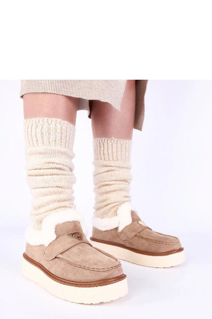 Elegant loaf-style moccasins lined with soft fur, ideal for colder seasons, by Solea.