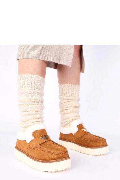 Fur-lined loafers from Solea, showcasing a timeless light beige colour, perfect for casual or semi-formal wear.