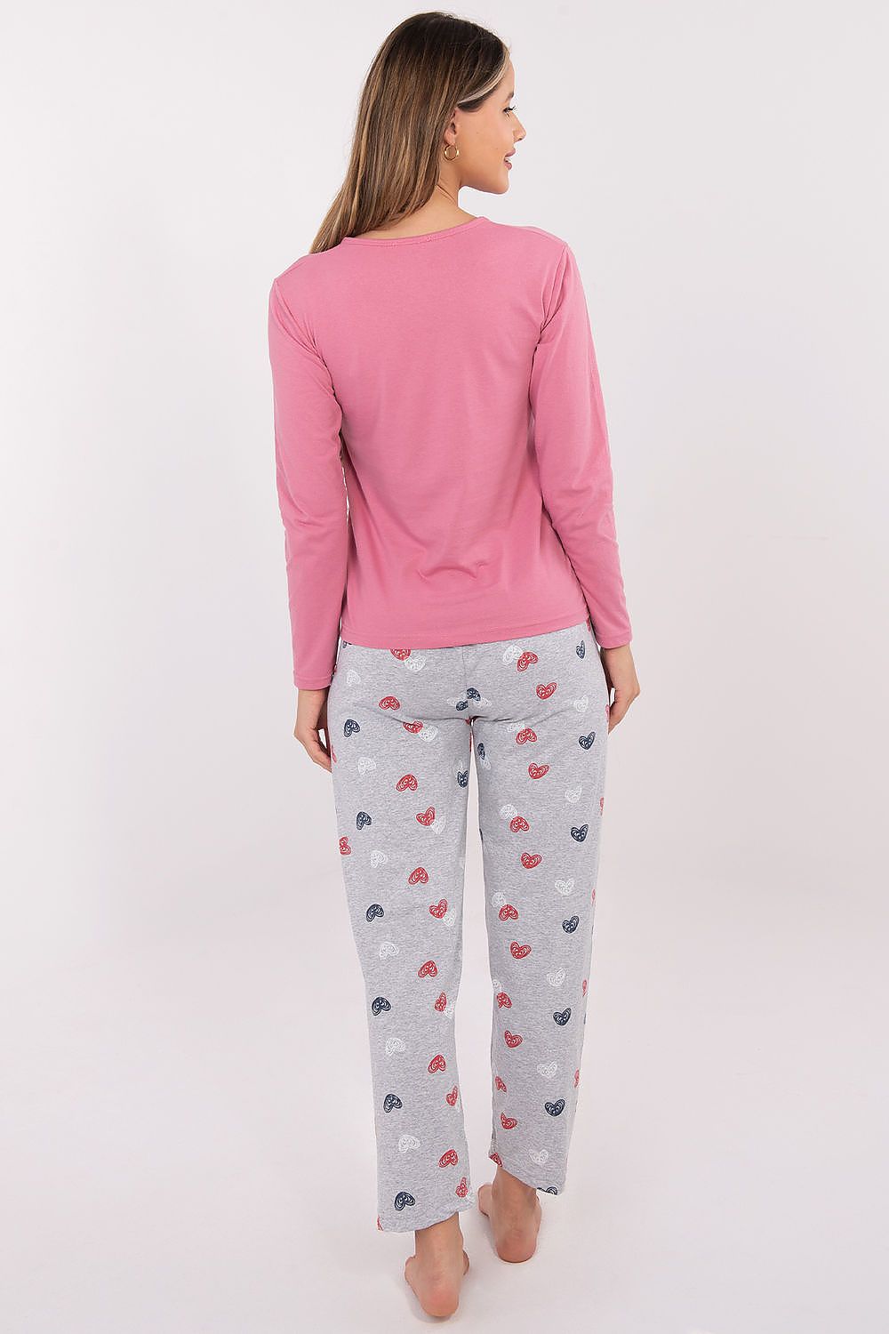 Luxury Cotton Women's Pajama Set by Forever Pink displayed elegantly, capturing the essence of comfort and femininity for a perfect night's sleep.
