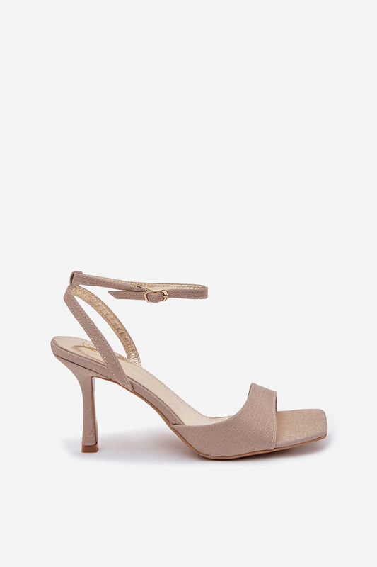 Elegant women's slim heel sandals with ankle strap from Step in Style, perfect for formal occasions, available in sizes EU 36-41.