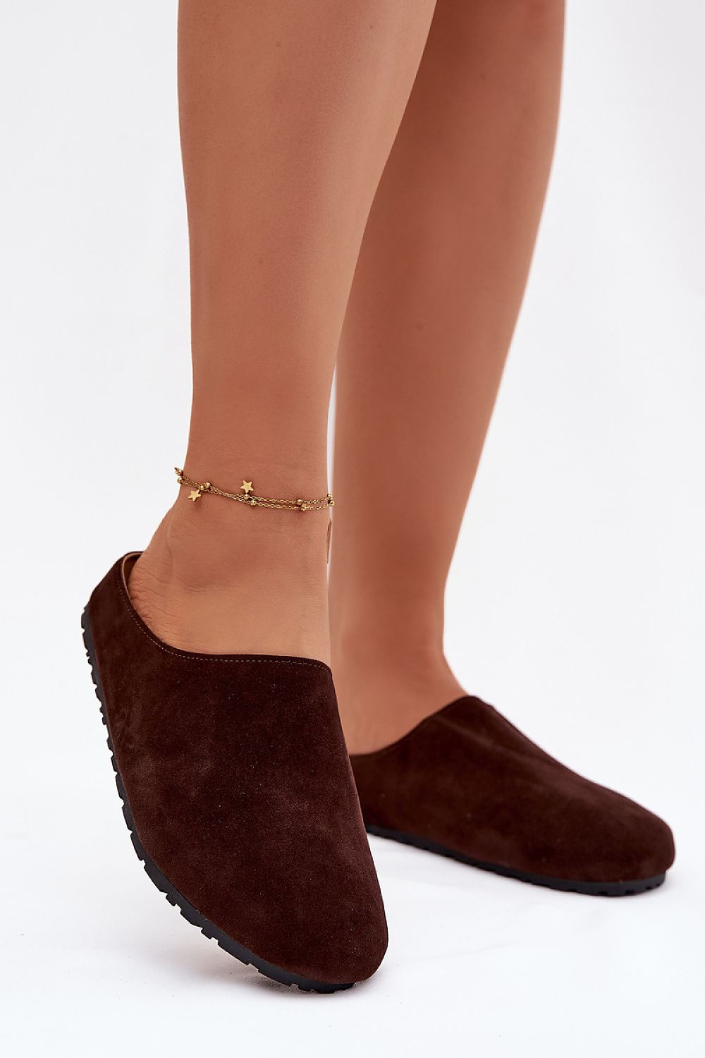 Eco Suede Women's Slippers with 3 cm sole, luxurious home footwear by Step in Style, available in sizes EU 36-41, showcasing comfort and elegance.