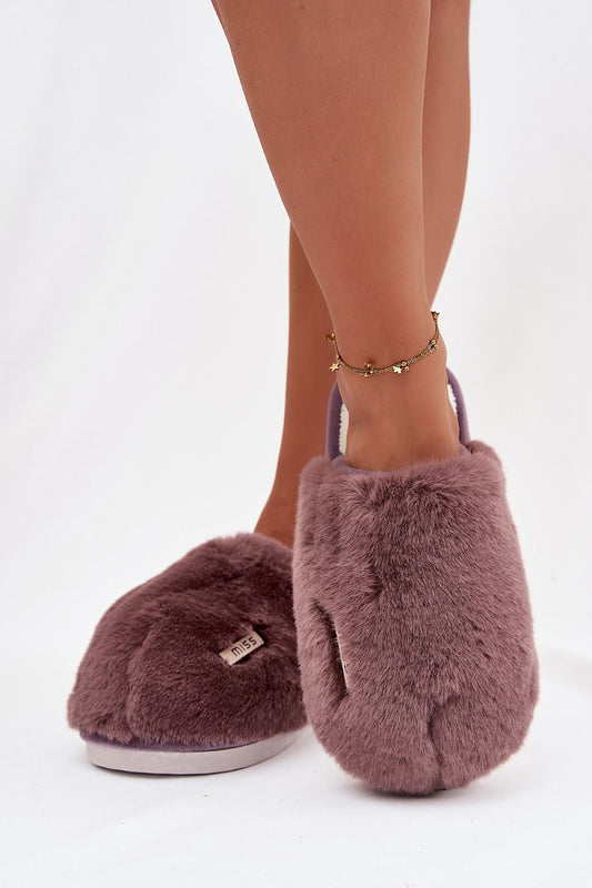 Luxurious fur women's slippers by Step in Style, showcasing elegant design and cozy comfort for EU sizes 36-41, perfect for cold evenings.