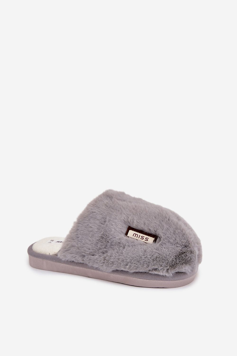 Luxurious fur women's slippers by Step in style, designed for EU sizes 36-41, featuring a cozy fur footbed and a sturdy rubber sole.