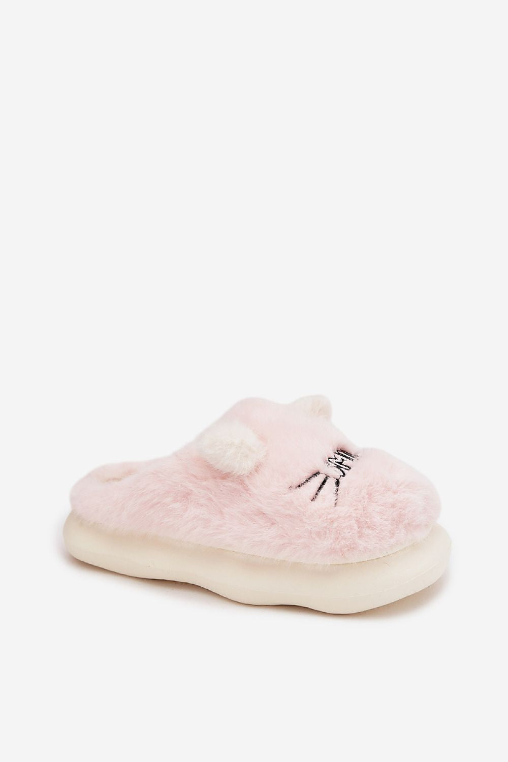 Step in Style's elegant Fur Women's Slippers showcasing adorable ears and a cheerful SMILE inscription, available in sizes EU 36-41, designed for cozy and stylish home wear.