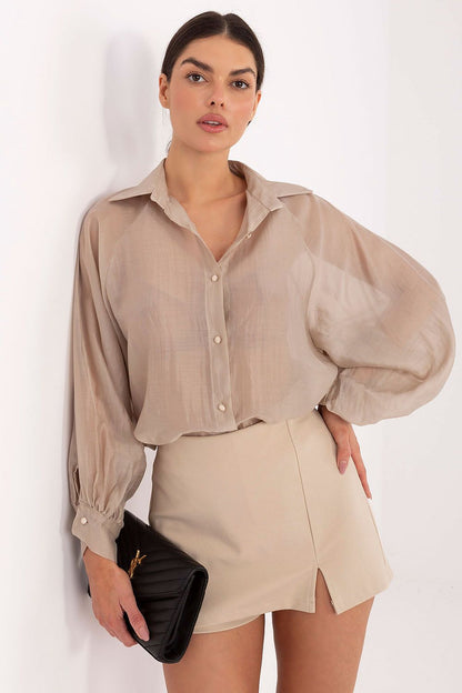 Stylish high waist skort shorts for women by Italy Moda, ideal for work and formal occasions, crafted from luxurious materials.