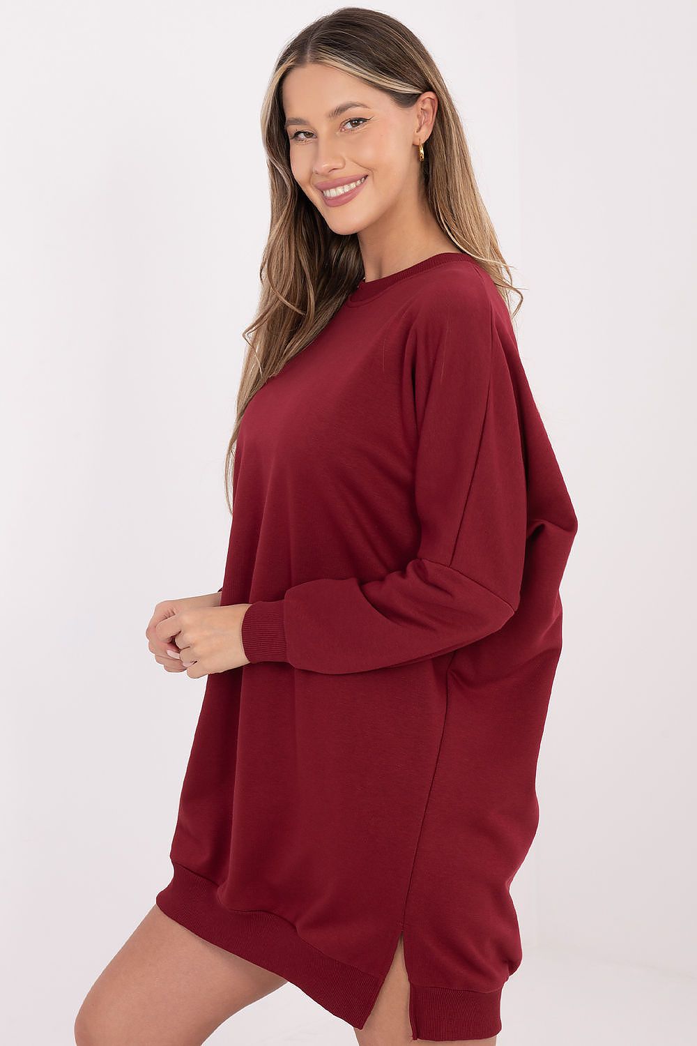 Stylish and breathable cotton spandex daydress from Relevance, designed for effortless wear with a minimalist aesthetic for modern women.