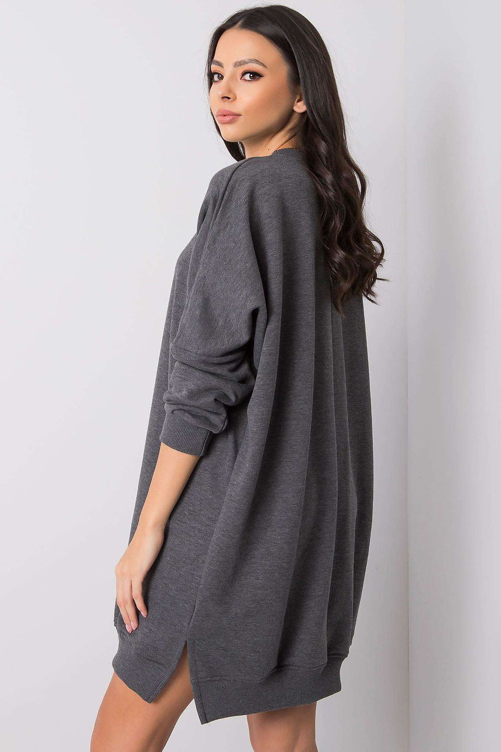 Close-up of the luxurious fabric of Relevance Cotton Spandex Daydress, demonstrating its gentle elasticity and perfect silhouette fit for women.