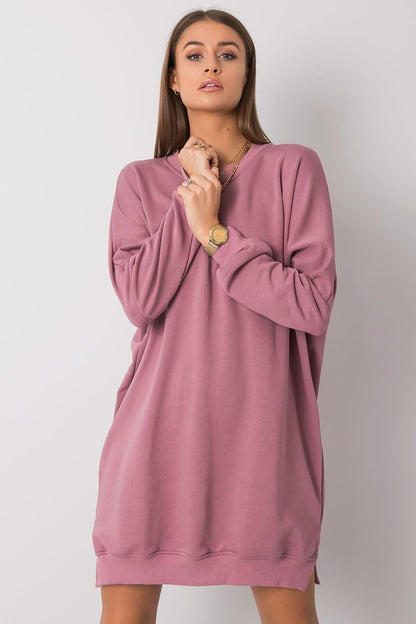 Stylish Relevance Cotton Spandex Daydress displayed in a casual outfit, perfect for work, walks, or gatherings with friends, ensuring all-day comfort and sophistication.