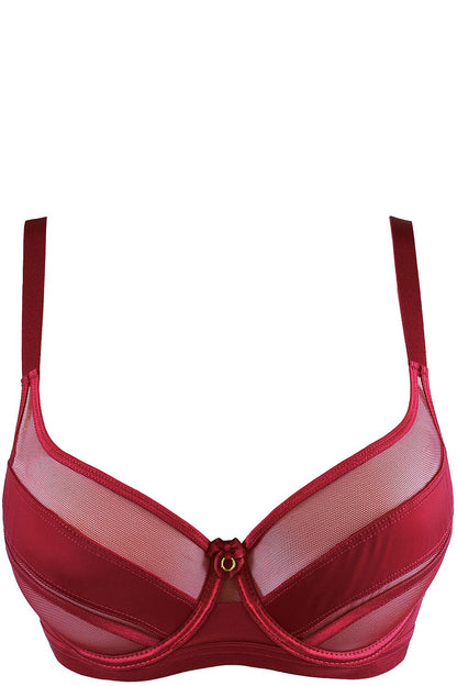 A flattering image of the Sensual Burgundy Soft Bra in various sizes, demonstrating the perfect fit for every figure.