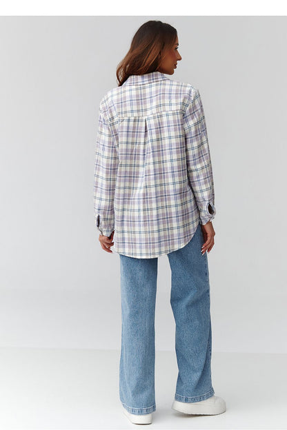  Long sleeve shirt model 224092 Makadamia 