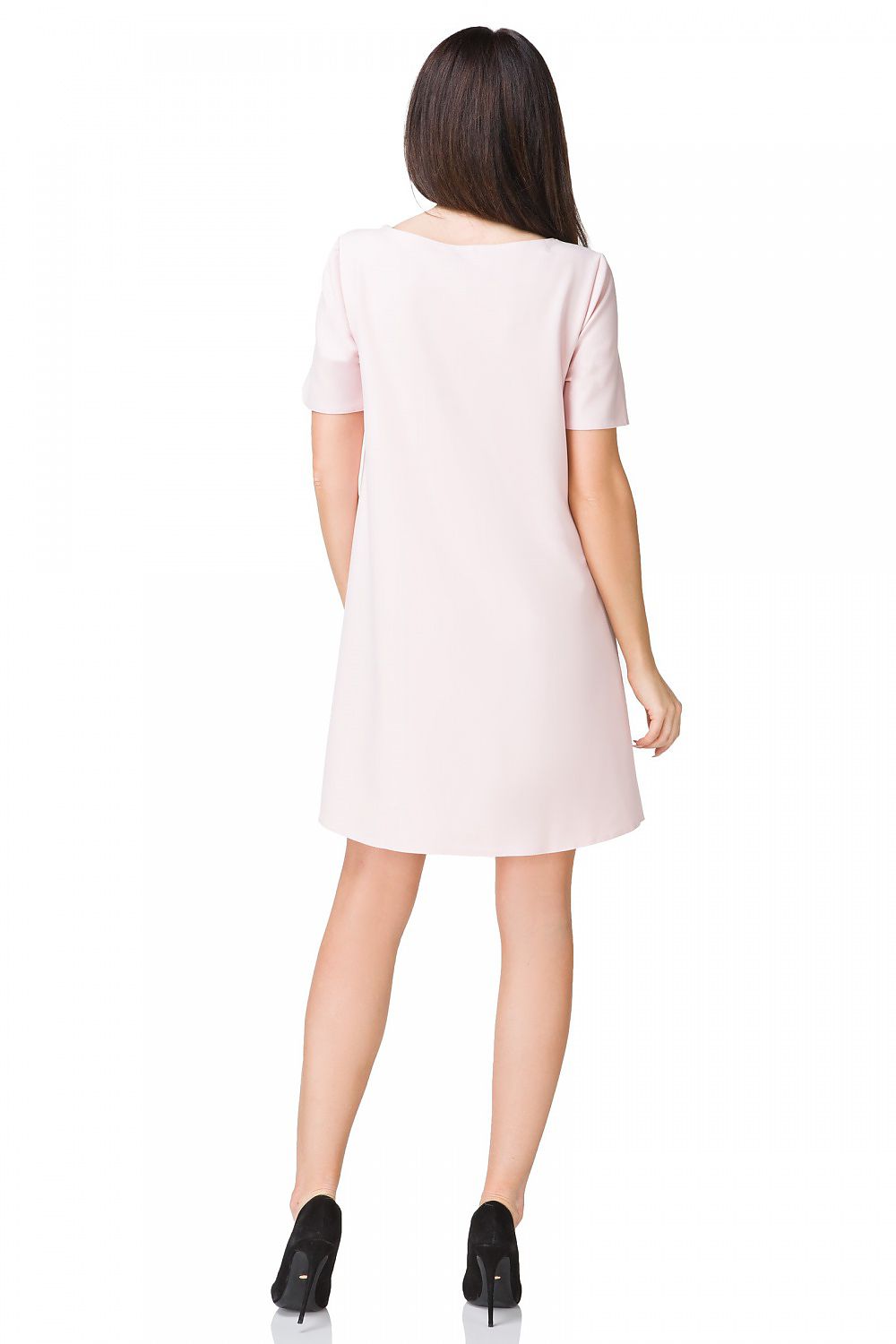 Stylish Tessita Cocktail Dress featuring an airy fit and gentle rounded bottom, ideal for family events or casual workwear.